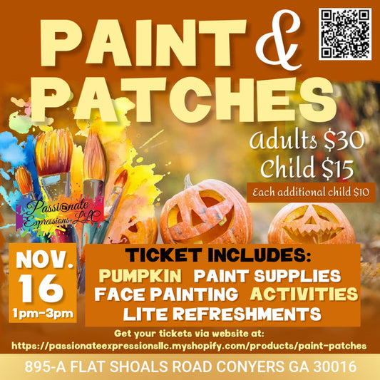 Paint & Patches(Adult ticket)